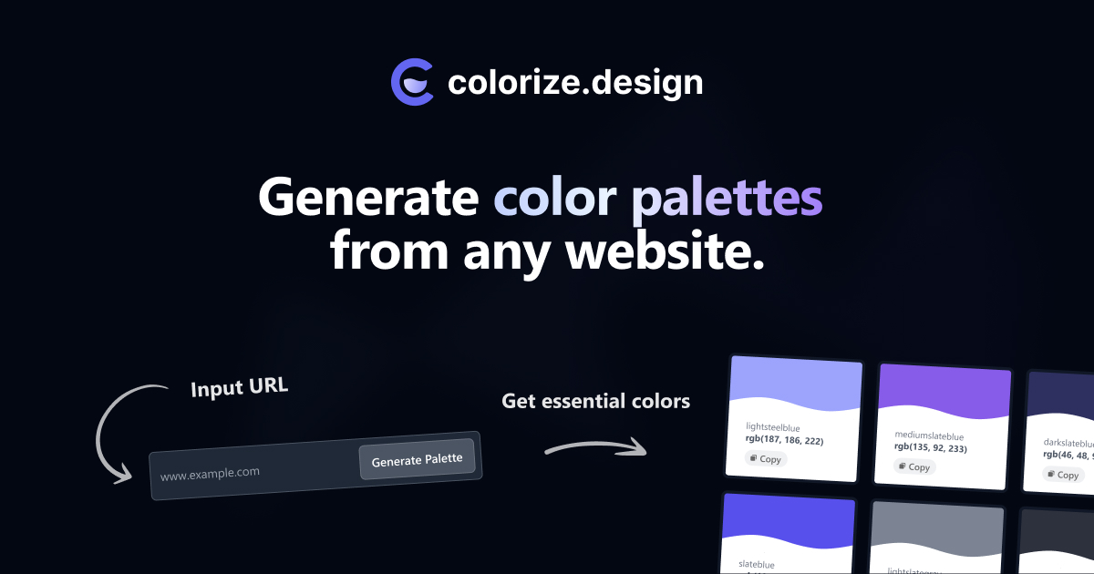 Extract Color Palettes from Any Website - Free Color Palette Generator