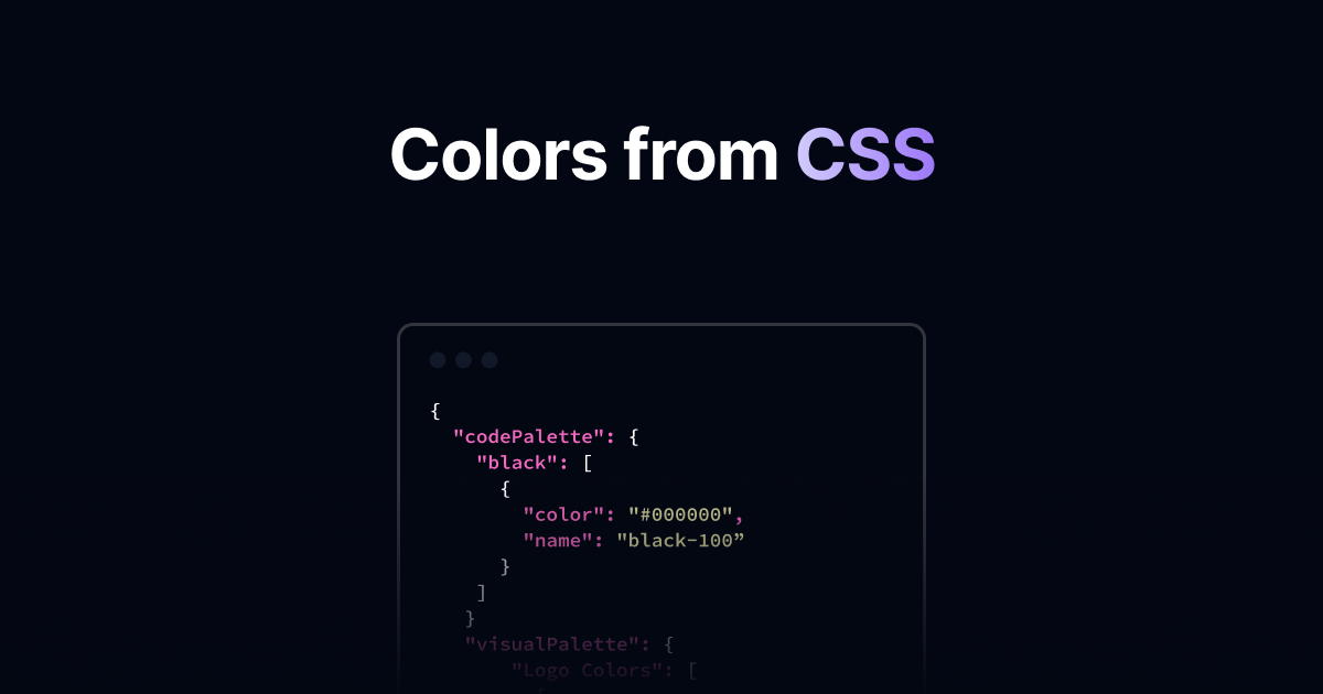 How to Extract Brand Colors From Modern CSS